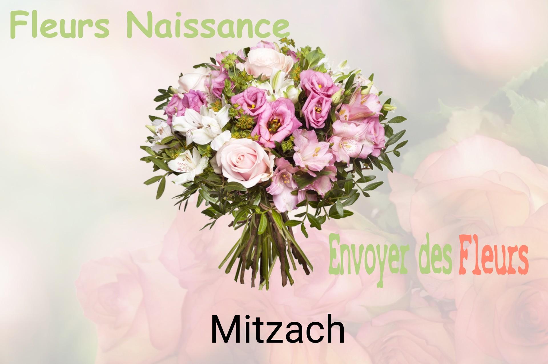 Bouquet de fleurs de naissance livré à Mitzach